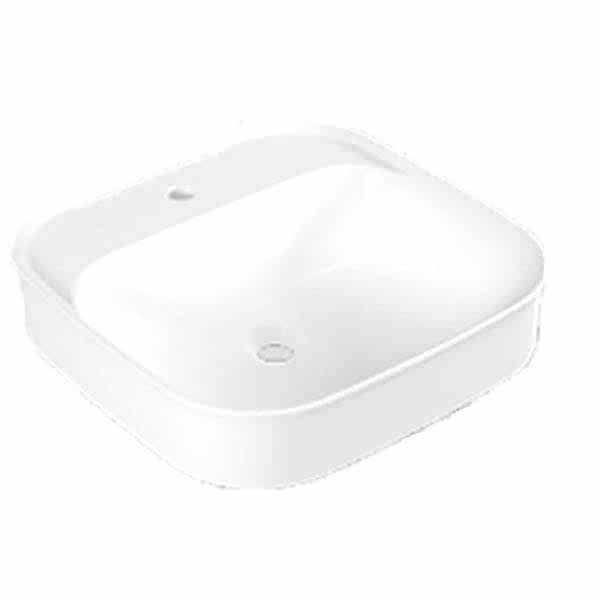 SEREL MINIMAL KARE ÇANAK LAVABO B.DELIKLI (46X46)