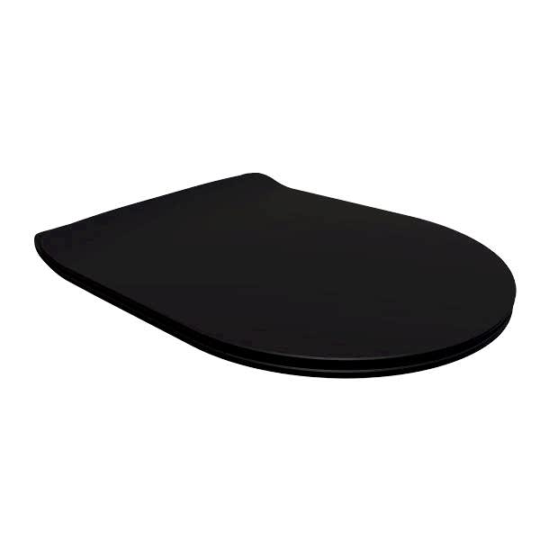 BIEN AMARO SLIM DUROPLAST YAVAŞ KAPANIR KLOZET KAPAĞI İPEK MAT SIYAH