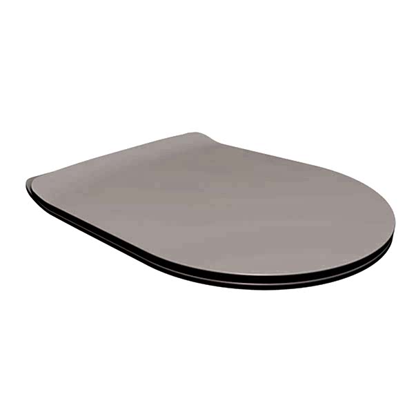 BIEN AMARO SLIM DUROPLAST YAVAŞ KAPANIR KLOZET KAPAĞI SATEN KAPUCINO