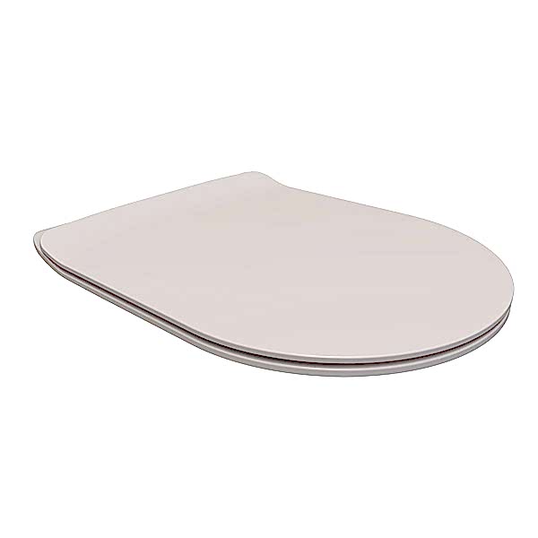 QUA AMARO SLIM DUROPLAST YAVAŞ KAPANIR KLOZET KAPAĞI SATEN KAPUÇINO