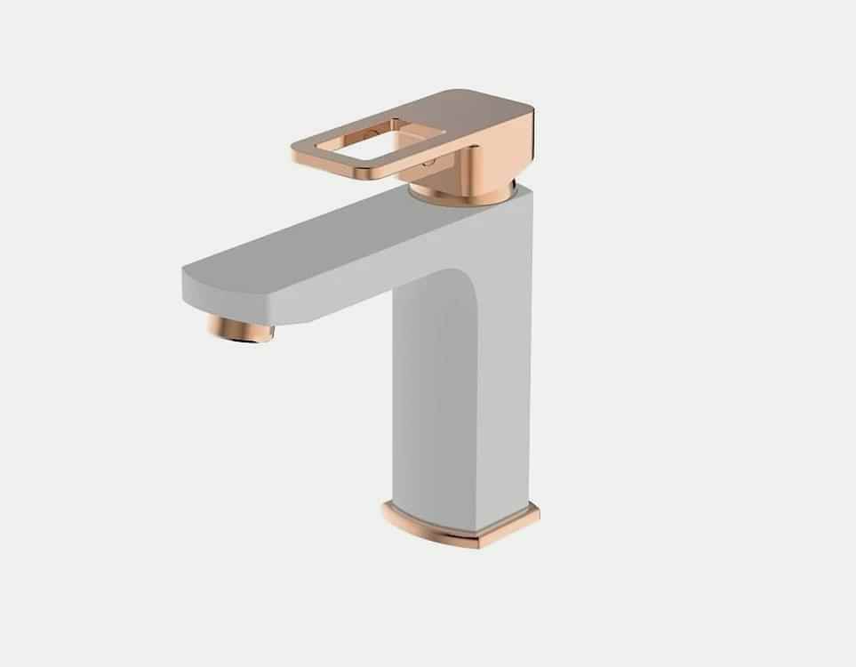 BIEN SALVO PLUS LAVABO BATARYASI (BEYAZ-ROSE GOLD)