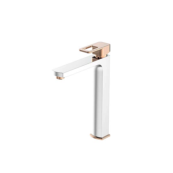 BIEN SALVO PLUS YÜKSEK TIP LAVABO BATARYASI (KROME-ROSE GOLD)