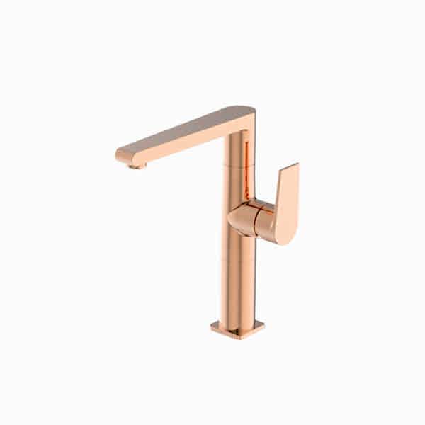BIEN PRUVA YÜKSEK TIP LAVABO-EVIYE BATARYASI (ROSE GOLD)