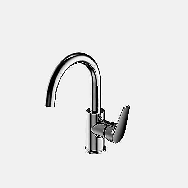 BIEN VIA PLUS ROUND LAVABO BATARYASI U BORULU (KROME)