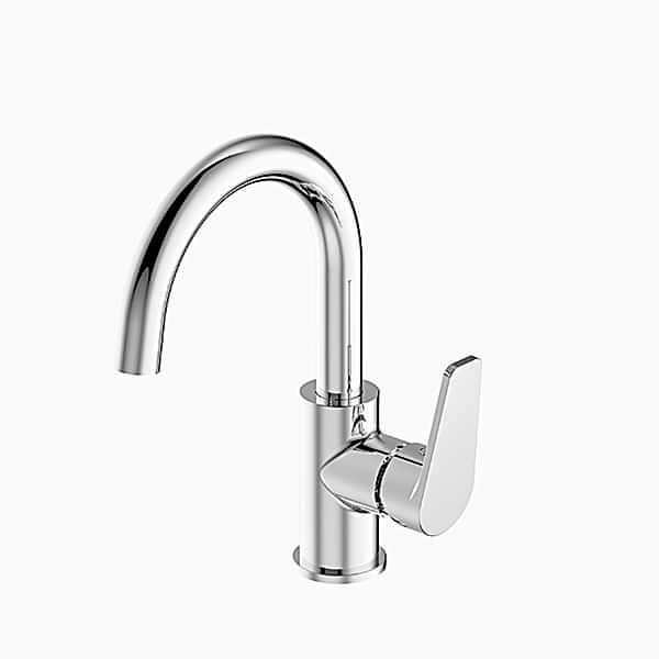 BIEN FERRA KUĞU LAVABO BATARYASI (KROME)