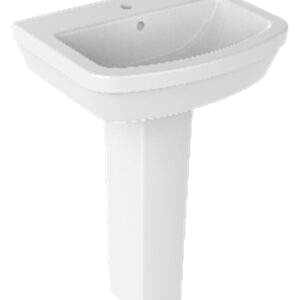 BIEN DOR LAVABO DUVAR MONTAJLI B.DELIKLI BEYAZ (600MM)