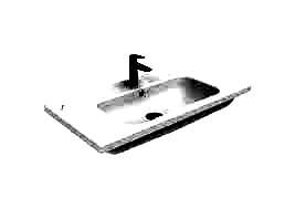 CREAVIT IDEAL 80 ETAJERLİ LAVABO (45X80)