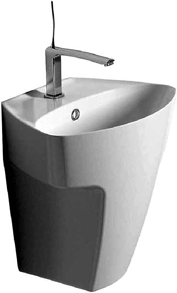 BIEN MINERAL MONOBLOK LAVABO B.DELIKLI BEYAZ (450X350)