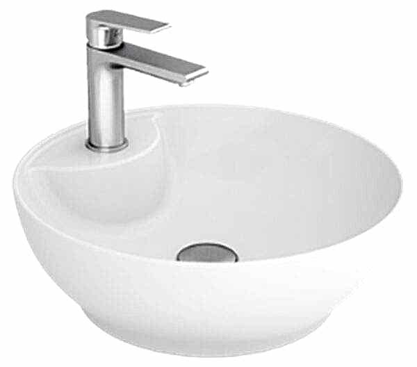 BIEN MOTTO GÖVDE ÜSTÜ LAVABO B.DELIKLI BEYAZ (Ø420)